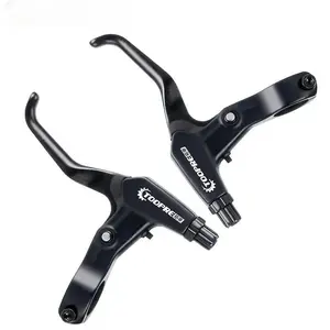 Mountain Bike Brake Lever, Ultralight Aluminum V/ Disc Brake Compatibility, Hydraulic Disc System for Seamless Stopping Power, Premium Durability