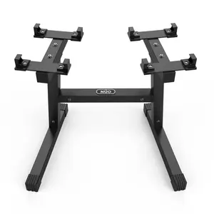 Nuobell Adjustable Dumbbell Rack and Stand. Perfect Home-Gym Dumbell Rack for At-Home Nuobell Workouts. Safe, Convenient and Prevents Accidents. This is a Nuobell Dumbbell Rack Stand Only, No Weights