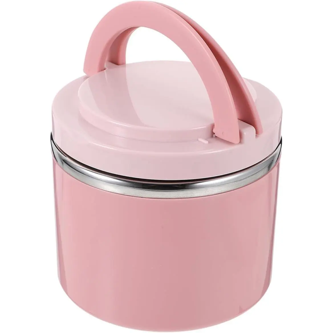 Unomor Insulated Soup Thermal Cup Stainless Steel Breakfast Container Leakproof Design for and Picnics Resistant for Rice and Soup