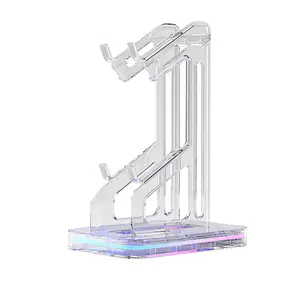 Dual Game Controller Holder – Acrylic Display Stand for Switch Pro, PS5, Xbox Series X, PS4
