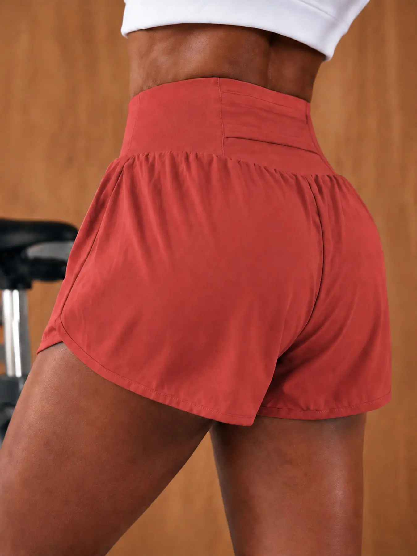False Two-Piece Anti-Exposure Sportswear Shorts, Athletic Fitness Shorts, Loose-Fitting Plain Design, Universal Sports Style, Comfortable and Stylish, Athleisure Shorts, Running Athletic Shorts, Summer Athletic Bottoms
