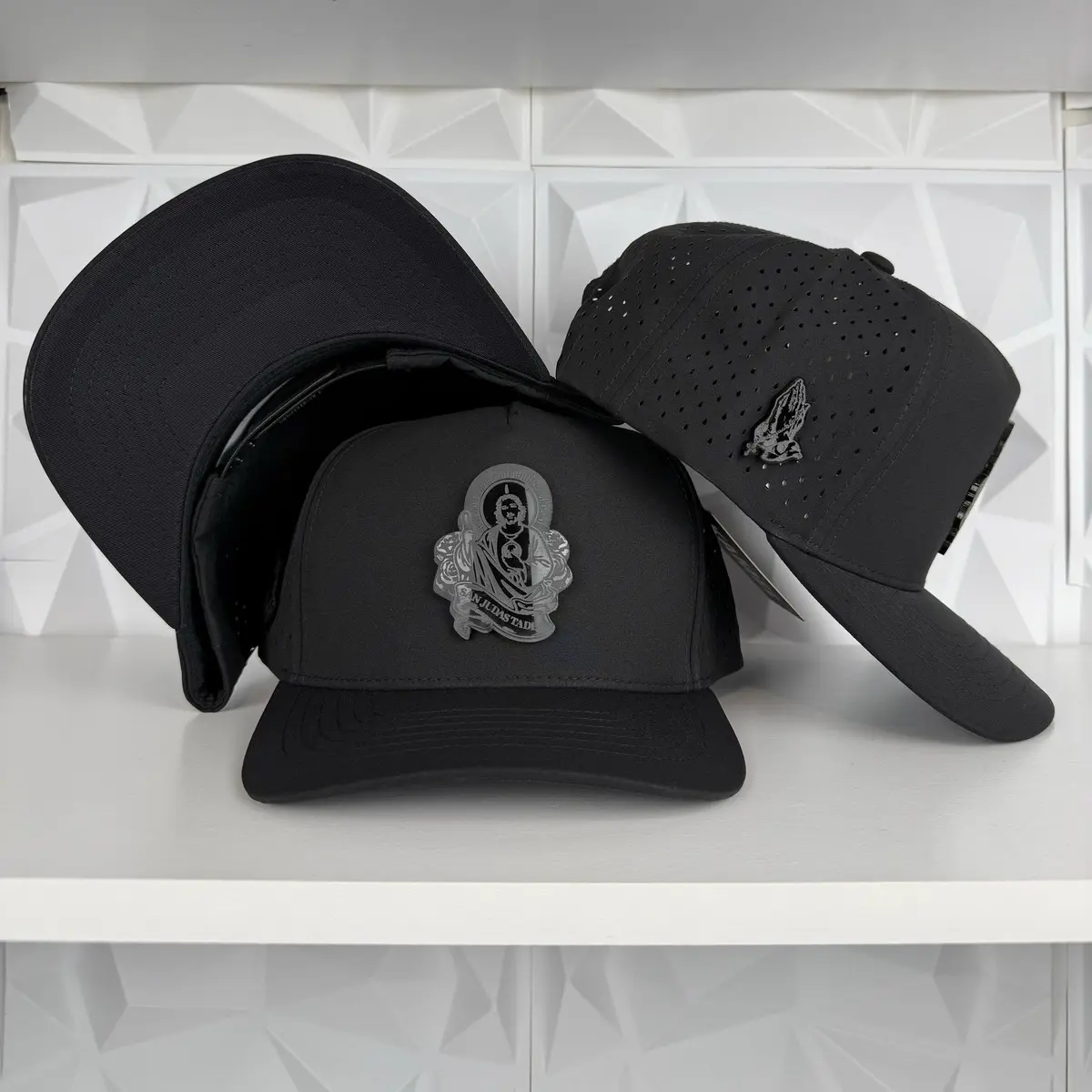 San judas tadeo SnapBack hat-black hydro San judas tadeo SnapBack hat-black hydro