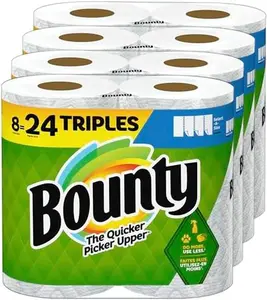 Bounty Select-A-Size Paper Towels, White, 8 Triple Rolls = 24 Regular Rolls Pack