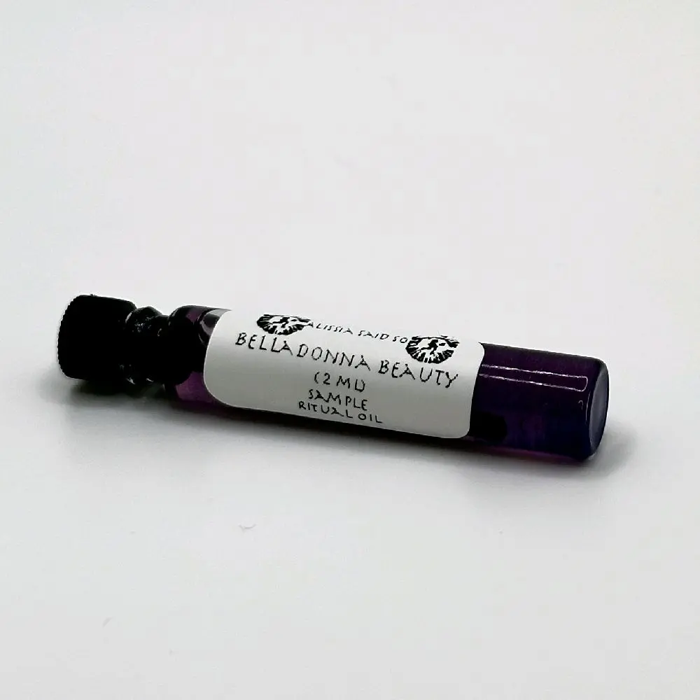 Belladonna Beauty SAMPLE 2ml by Alissia Said So Handmade Ritual oil  - Plant-Derived oil for At-Home Spiritual Practice
