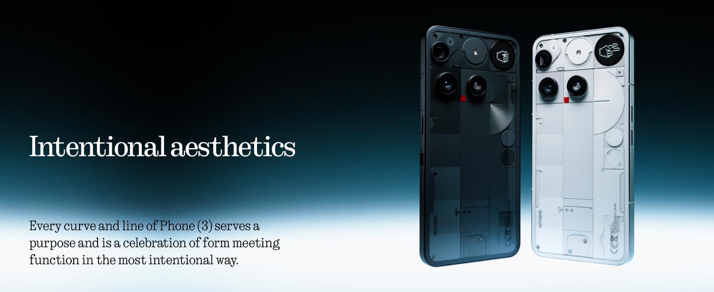 Nothing Phone (3) Cell Phone, 2025 New 5G Unlocked Phones 512GB, Android 15, Snapdragon 8s Gen4, AI Mobile Phones with Four 50MP Cameras & AMOLED Display, 5150mAh, Glyph Interface, Smartphone White