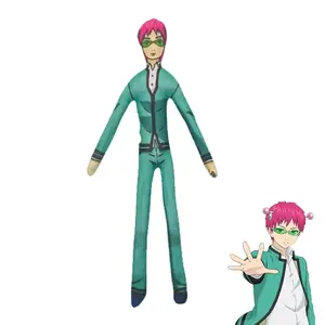 Anime The Disastrous Life of Saiki K Saiki Kusuo Cosplay Doll Twistable Shape Room Decoration Abstract Cartoon Figure Dolls Gift