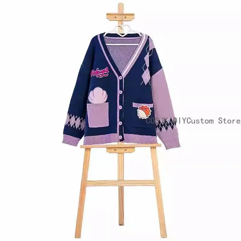 Game Love and Deepspace Rafayel Sylus Zayne Xavier Cosplay Costume Sweater Knitted Cardigan For Halloween Christmas S-L