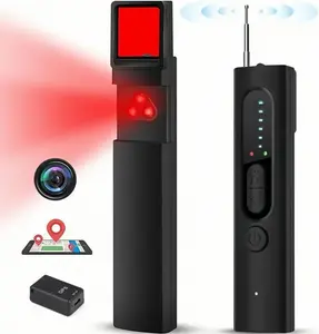 Hidden Camera Detector, Anti-Spy Detector, Bug Detector Electronic Sweeper, GPS Tracker Detector, RF Signal Detector, 5 Levels Adjustable Sensitivity Wireless Hidden Devices Finder 30H Working Time Security