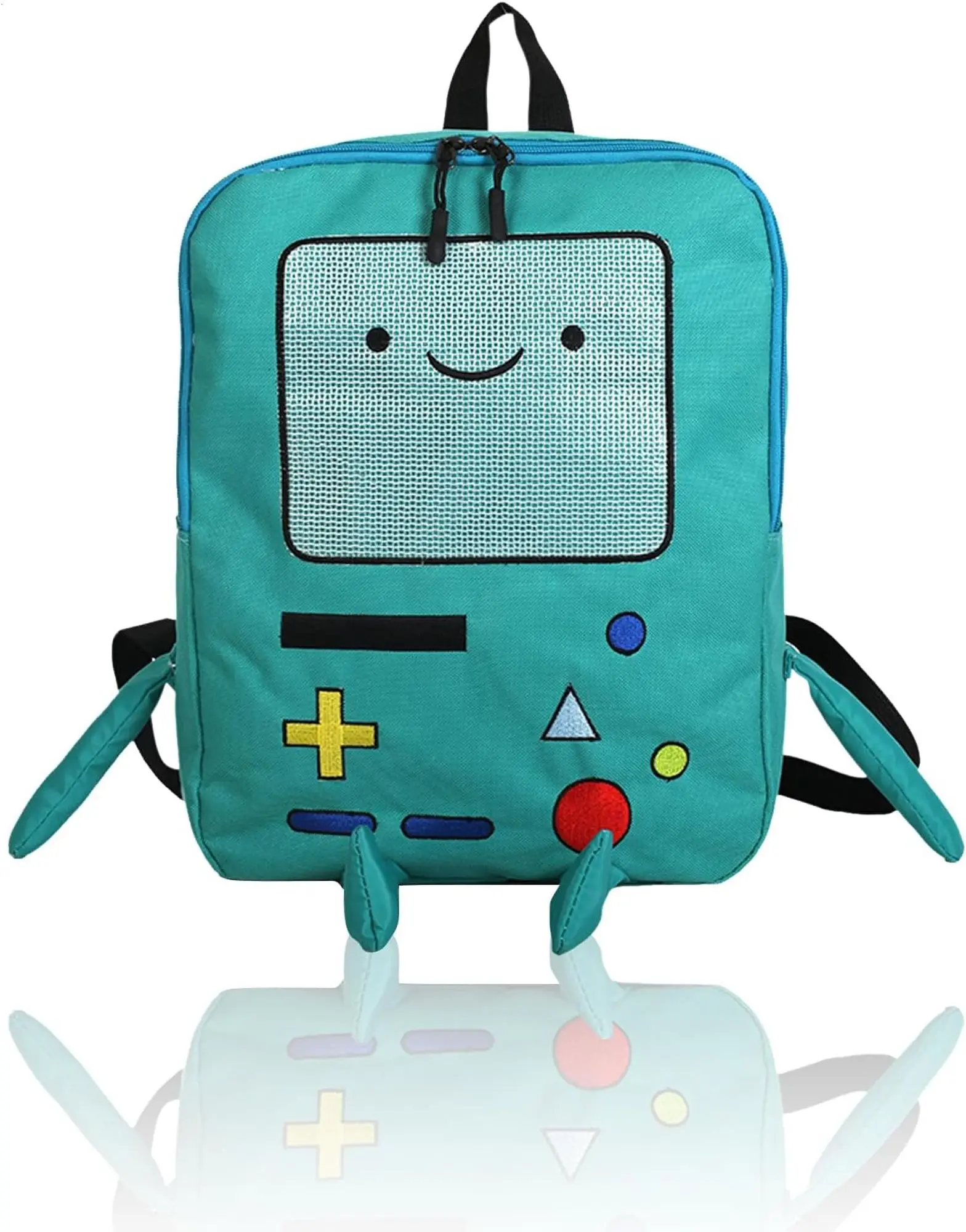 Funny Adventure Time BMO Cute Cartoon Backpack Casual Travel Daypack for Men Women