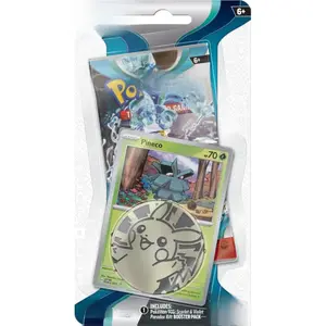 Pokemon TCG: Scarlet & Violet - Paradox Rift Checklane Blister Pack (Pineco) - Includes Pineco Promo Card, 1 Collectible Coin & 1 Card