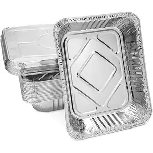 Foil Pans 9x13 (30 Pack) - Disposable  Baking Pans With High Heat Conductivity For Grilling, Cooking, Storing, Prepping