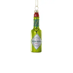 Cody Foster & Co Green Hot Sauce Ornament