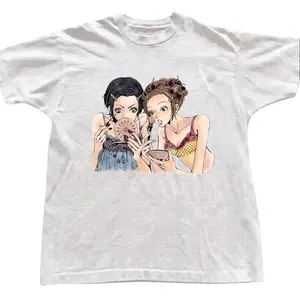 Anime girls Tshirt Y2k Clothing,Vintage