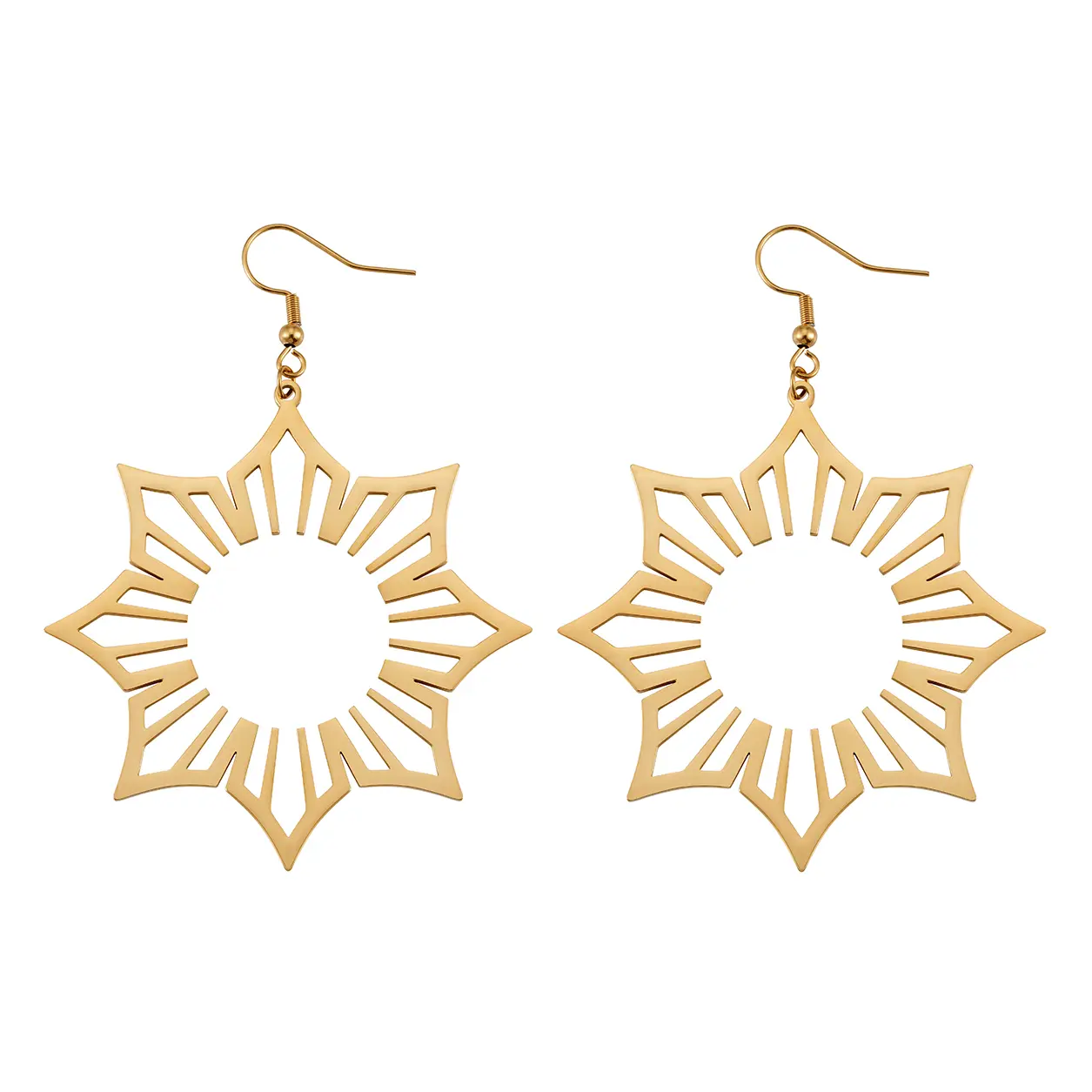 Tala Hoop Earrings — Filipino Culture Sun Hoop Earrings