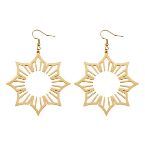 Tala Hoop Earrings — Filipino Culture Sun Hoop Earrings