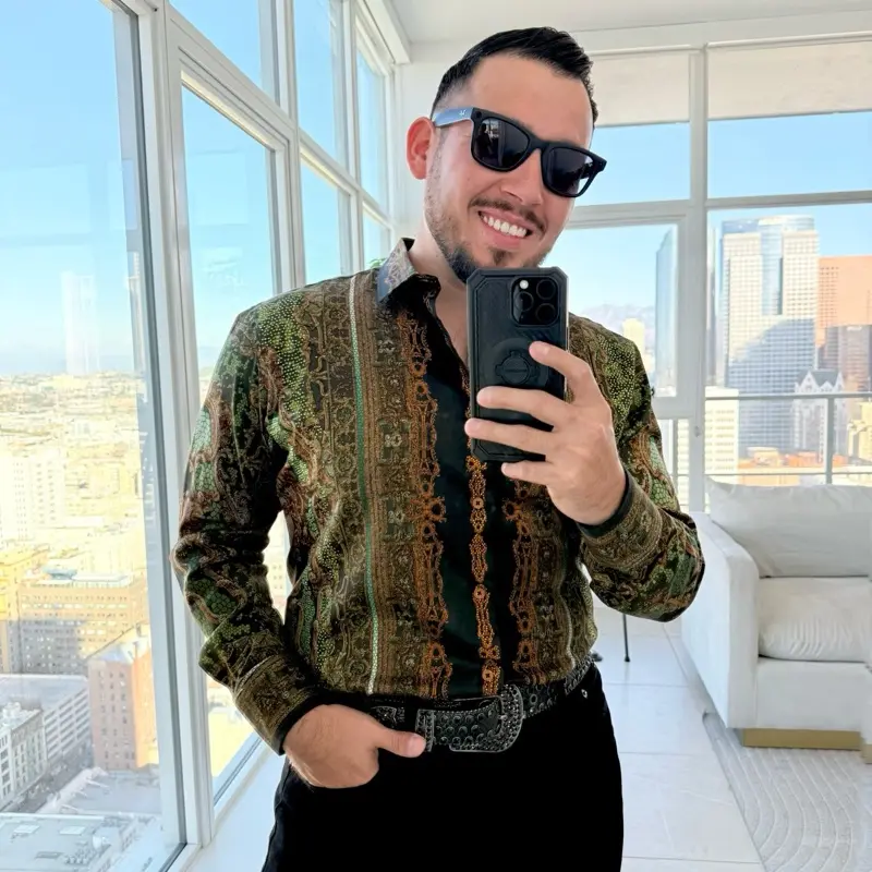 YARUBA RHINESTONES LONG SLEEVE (SLIMFIT)