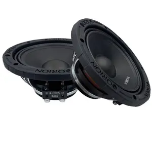 ORION HCCA Series 6.5” Ultra Efficient Neodymium Midrange Dust Cap Car Stereo Loudspeaker, 1400W Max Power, 350W RMS, 8 Ohm, 1.5” Voice Coil - High Output Pro Car Audio (Pair), Car Stereo Speaker