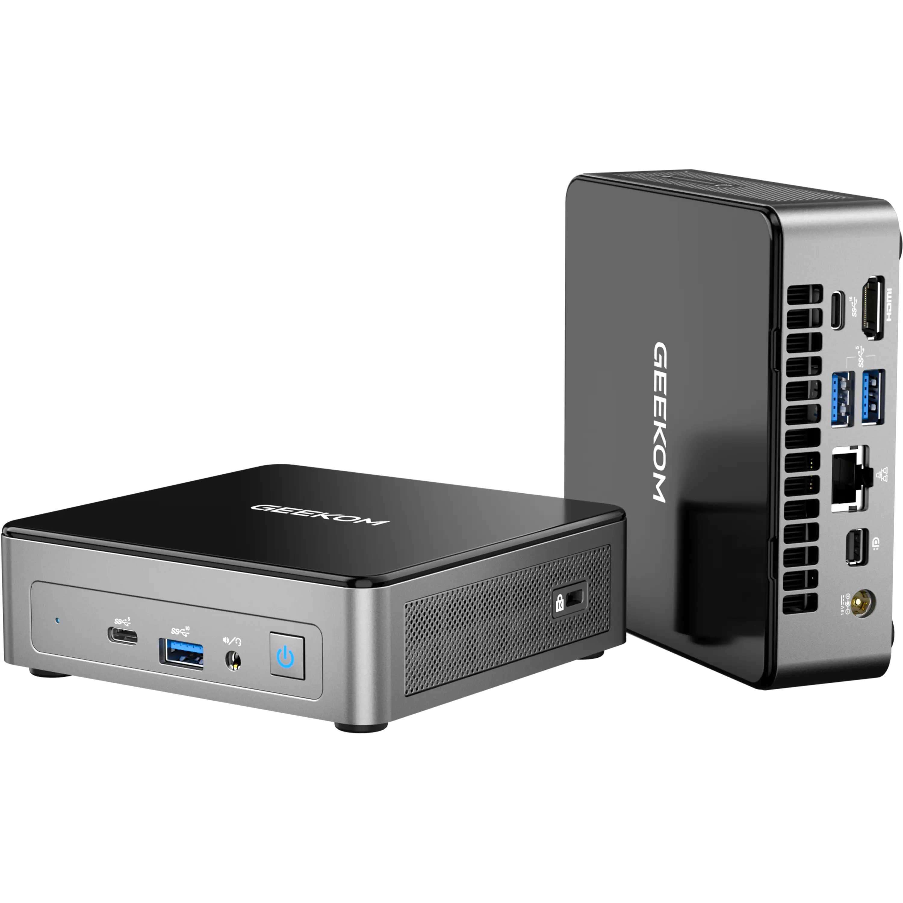 GEEKOM Air12 (2026 Version)  Mini PC | Intel Pentium 7505 | 8/16GB RAM + 512GB SSD | 8K Triple Display (HDMI/DP/USB-C) | WiFi 6, BT, LAN, SD | Compact for Work, School & Home