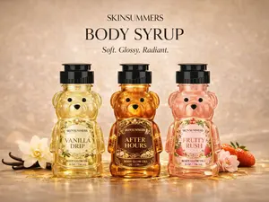 SkinSummers Body Syrup Hydrating Body Glow Oil for Soft Silky Radiant Skin Lightweight Daily Moisture