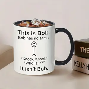 This Is Bob Funny Coffee Mug, Ceramic Coffee Cups, Water Cups, Summer Winter Drinkware, Birthday Gifts, Holiday Gifts, New Year Gifts, Valentine's Day Gifts, Funny Dad Mug