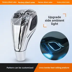 Suitable for Toyota Mazda Mitsubishi Lexus Car Modification Crystal Gear Shift Knob Illuminated Handball Gear Lever