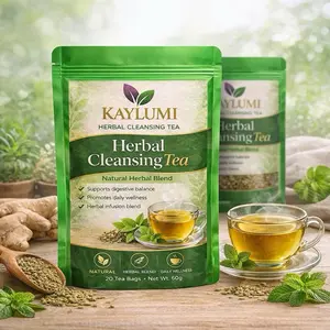 Kaylumi Herbal Cleansing Tea - Natural Blend for Digestive Balance & Daily Wellness - 20 Tea Bags