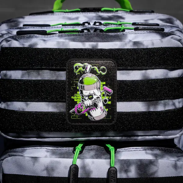 Graffiti Green Spray Can Graphic Patch Sale