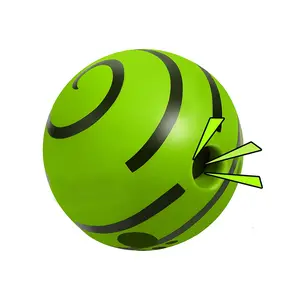 Big Green Giggle Ball, Interactive Dog Toy, Fun Giggle Sounds When Rolled or Shaken, Pets Know