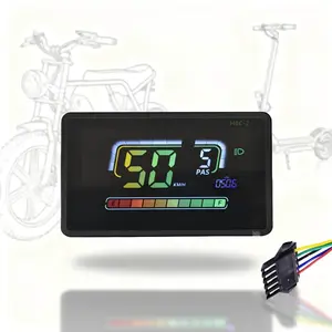 H6c-2 Sm 5pin Color Smart LCD Waterproof Display, Supports APP Connection, Compatible with Electric Bicycles and Scooters