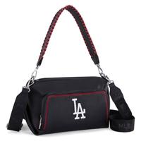 Dodger Crossbody Bag Baseball Stitch Black