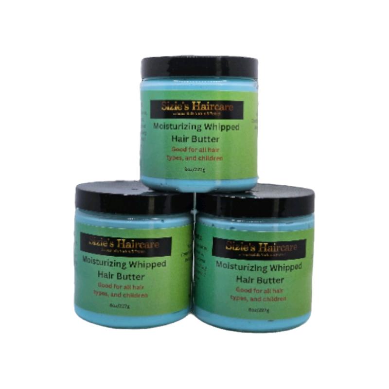 Sizie's haircare moisturizering whipped hair butter. Good for all hair types. promotes growth Moisturizing Moisture Hydrate Comfort Hydrating