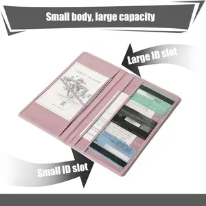 Registration and Insurance Card Holder - Leather Vehicle Glove Box Automobile Documents Paperwork Wallet Case Organizer for Driver's License, Key Contact Information Cards -