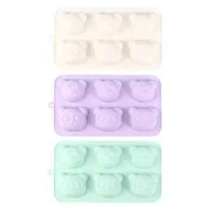 Bear Shaped Silicone Baking Mold, 1 Count Non-stick Heat Resistant Cake Mold, Baking Tool for Home Kitchen, Household Kitchen Products