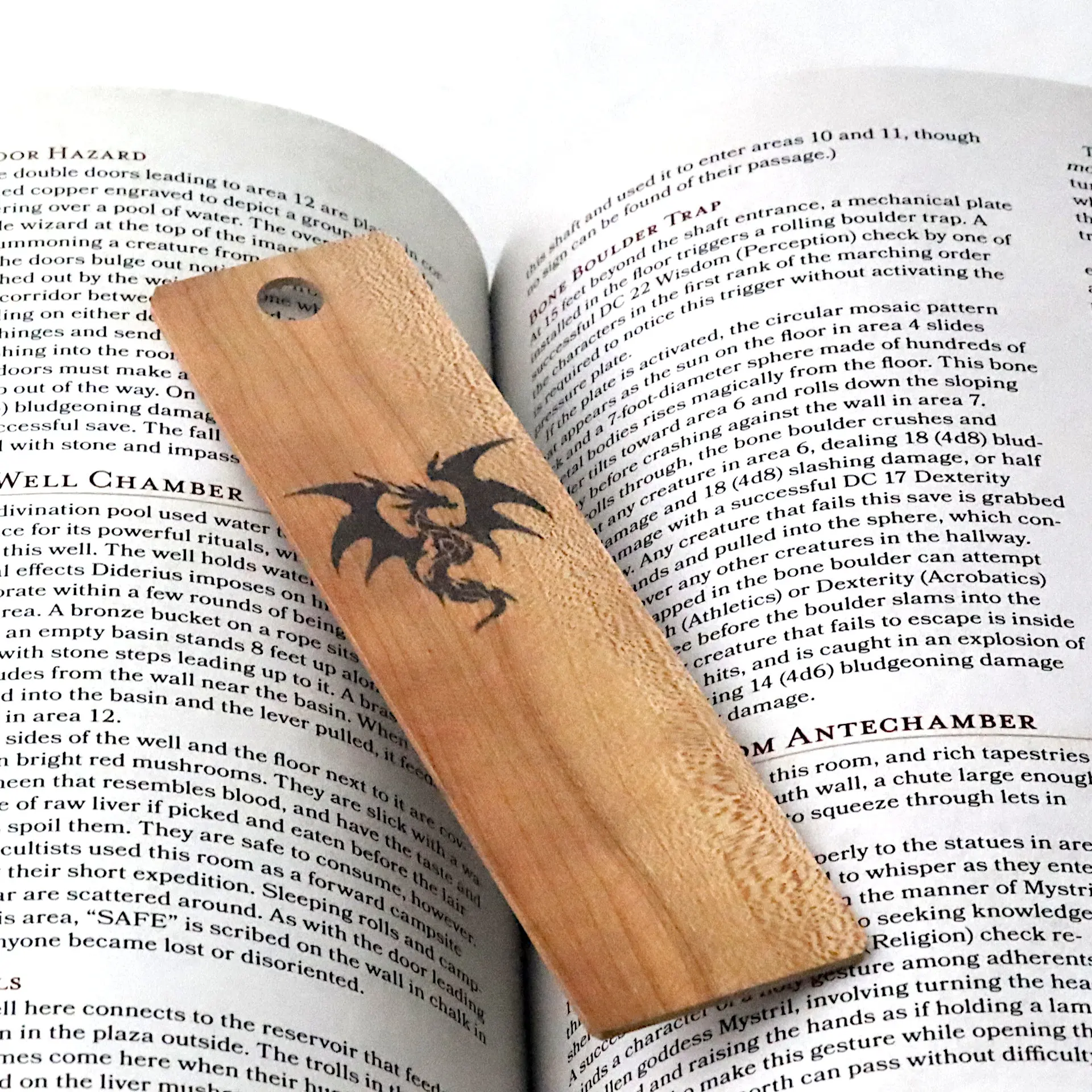 Dragon Wooden Bookmarks