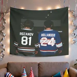 One-Piece Heated Rivalry Tapestry, the Perfect Gift for Friends and Family, Ideal for Living Rooms, Bedrooms, Offices, Dorms, Birthdays, and Home Decor. Wall Hanging/room Decor/party Decoration, High-quality Printed Tapestry, an Ideal Gift