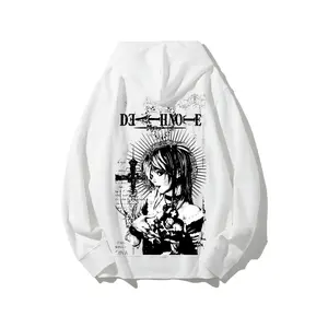 Death Note Misa Amane Anime Hoodie Pullover Cotton Streetwear Unisex Casual Couple Gift 100% Pure Breathable Eco-friendly Micro Elasticity