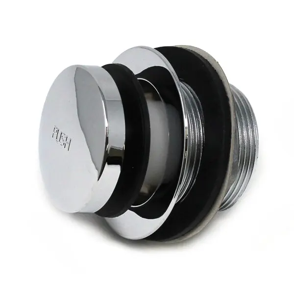 Mobile Home 1-1/2" Chrome Tub Drain with Toe Touch Seal