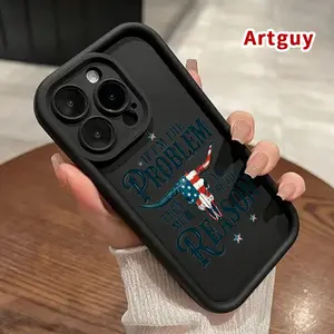 Soft Phone Case Compatible with iPhone 17 Pro Max 16 Plus 15 14 13 12 11 Air E Patriotic Skull Quote Pattern Camera Lens Protective Durable Cover Gift for boy girl