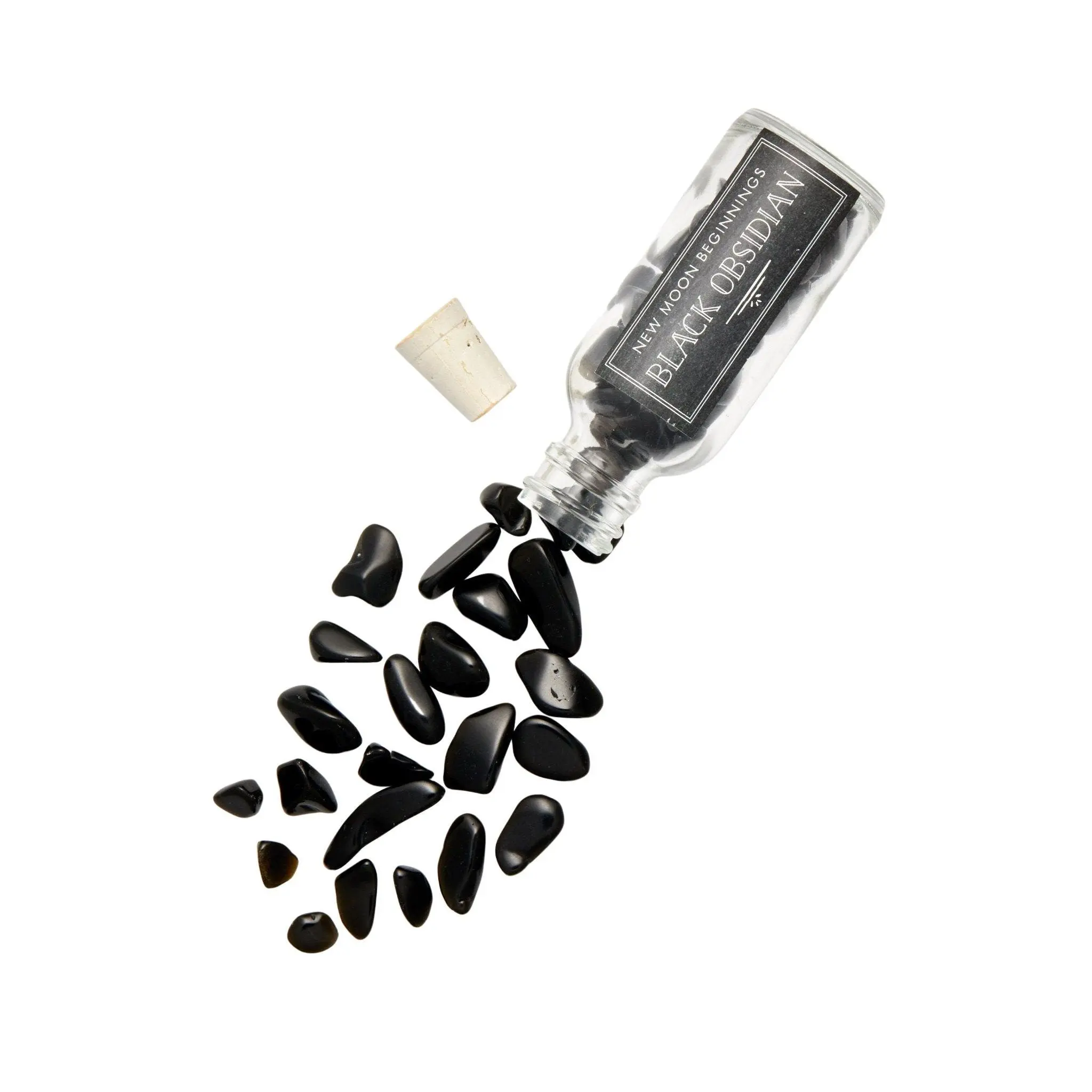 Gemstone Bottle (70 stone types available) Stone Bottles by New Moon Beginnings - Gemstone Chips Gemstone Bottle (70 stone types available) Stone Bottles by New Moon Beginnings - Gemstone Chips