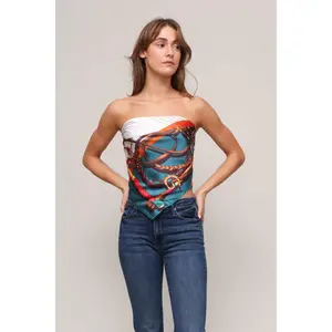 Chain Silk Blend Scarf