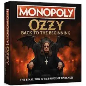 Monopoly Ozzy: Back to the Beginning Edition & Monopoly Halloween Horror Edition – Collector's Special Themed Board Games for Fans of Ozzy Osbourne and Classic Horror Movies. Perfect for Family Game Night.