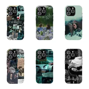 Twilight Themed Collage Mobile iPhone Case, PBT+TPU Rugged Shockproof Cellphone Cover, Designed for iPhone17/ 16/15/14/13/12/11 Pro Max/Plus