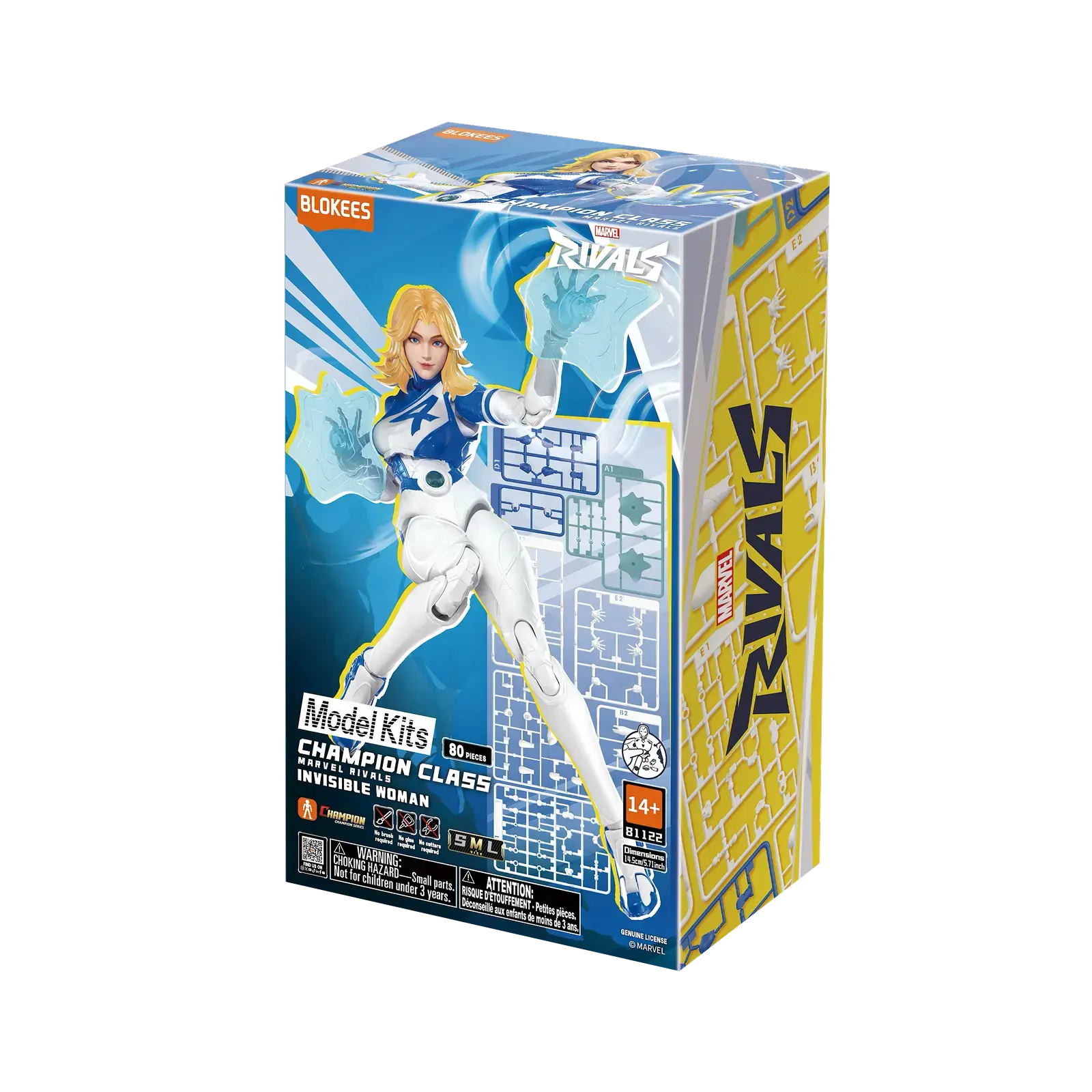 Blokees Marvel Rivals Champion Class 11 Invisible Woman Model Kits
