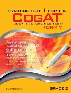 USED-Practice Test 1 for the CogAT - Form 7 - Grade 2 (Level 8): CogAT - Grade 2 by Smart Cookie Ink (Paperback)