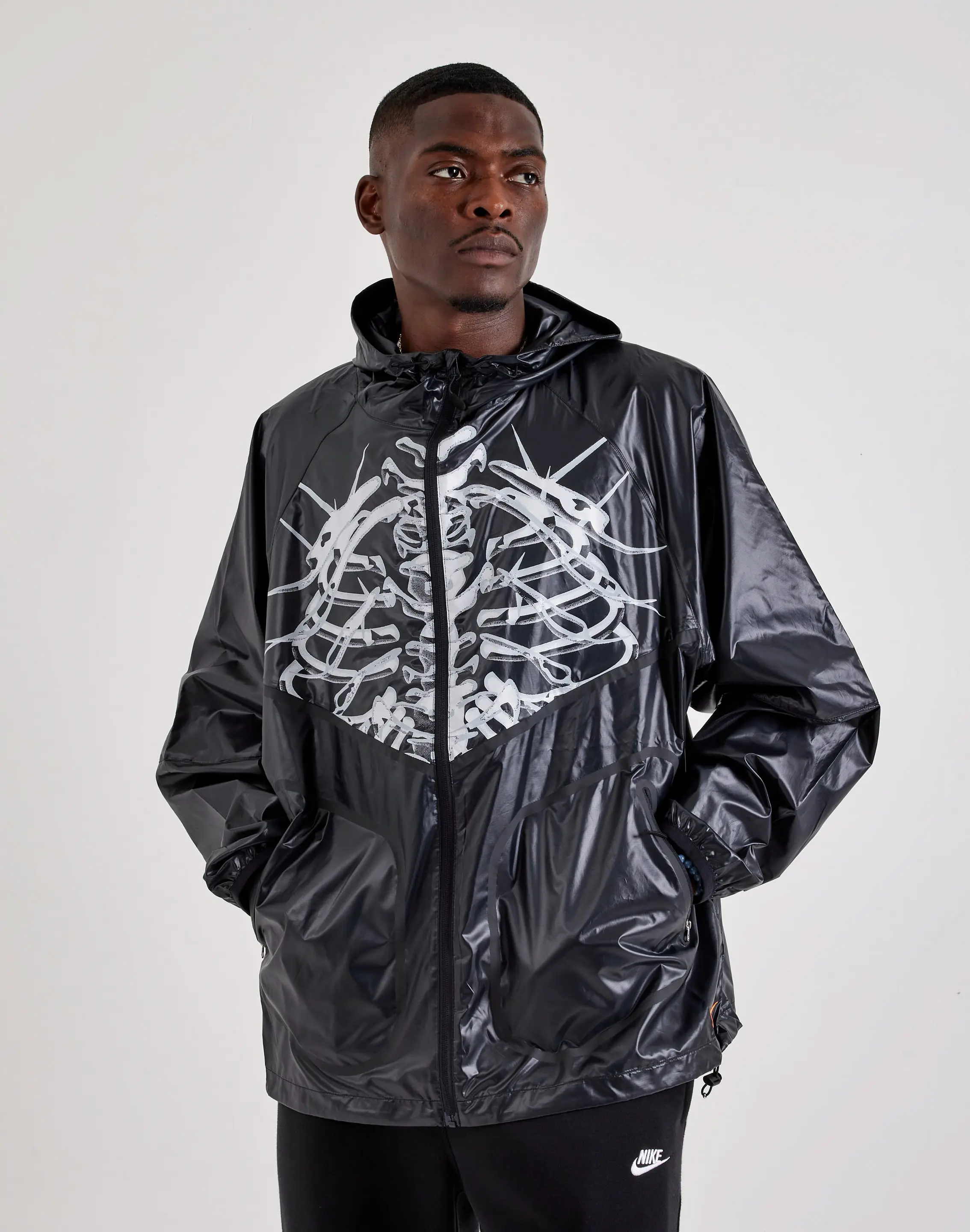 Mens Nike Skeleton Windrunner Jacket