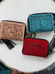 Tooled Zip Wallet (Small)