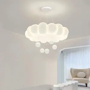 Modern Creative Circular Cloud Acrylic LED Ceiling Lamp Living Room Restaurant Bedroom Children Room Chandelier Home Decor Light