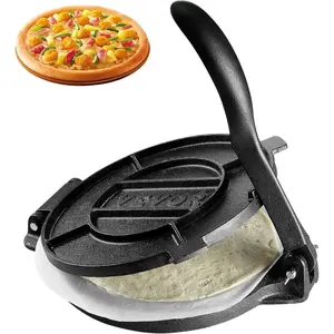 VEVOR Electric Tortilla Maker, 5.5 Inch Diameter Automatic Corn Tortilla Making Machine with Non-Stick Coating, Electric Chapatti Machine Suitable for Produce Sopes Gorditas Roti Pita Tortilla PizzaVEVOR Super Brand Day