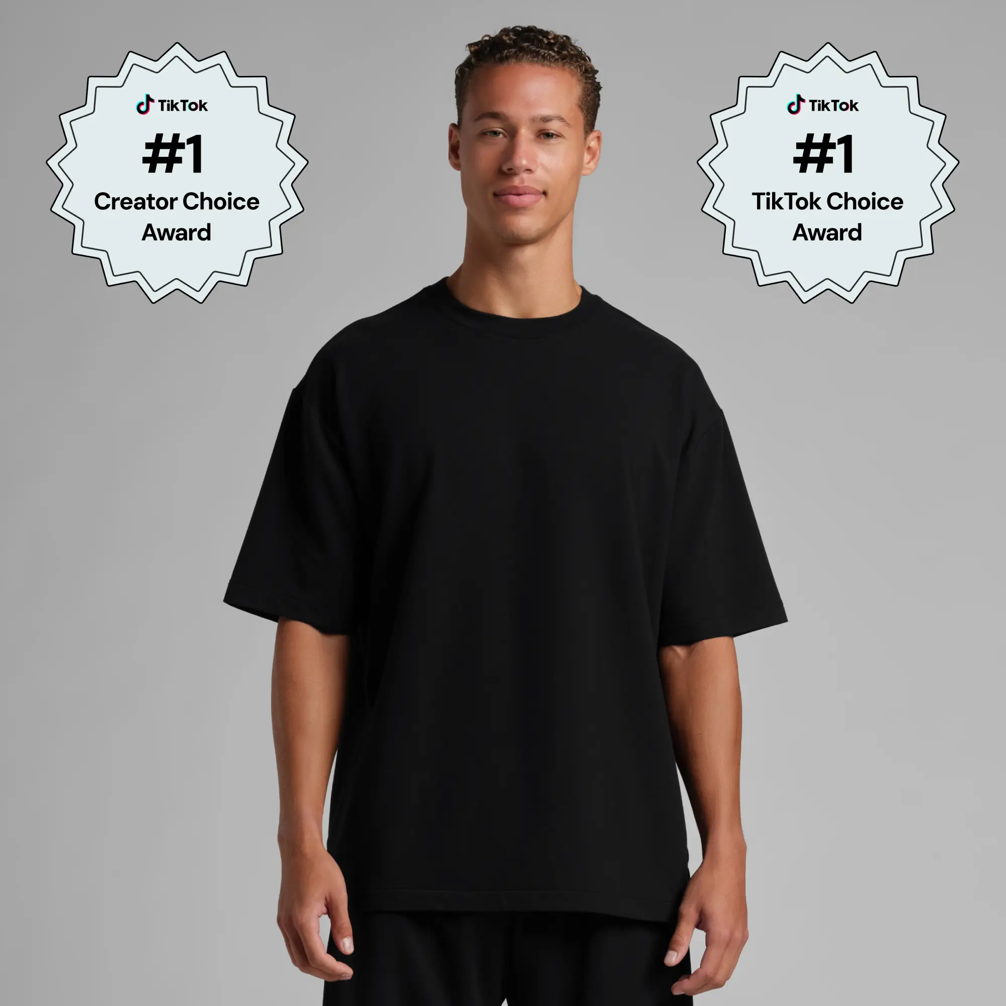 Comfrt | Luxe Terry Tee | Men's Micro French Terry Oversized T-Shirt Fabric Top