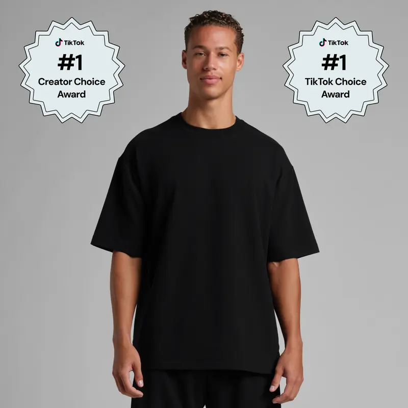Comfrt | Luxe Terry Tee | Men's Micro French Terry Oversized T-Shirt Fabric Top